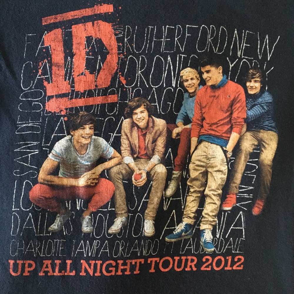 2012 One Direction Tour Tee